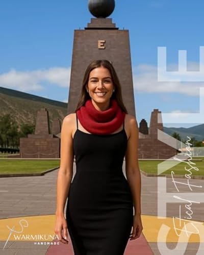 Handmade Winter Infinity Scarf – Soft Cashmere Wool Blend – Cozy & Warm Scarf for Cold Weather4