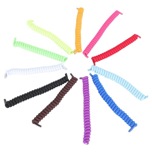 Lacets élastiques sans nouer POPETPOP en latex et polyester, lot de 11 paires pour randonnée
