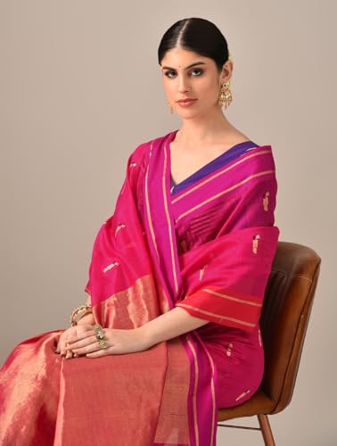 Jaypore chanderi silk saree – image 3