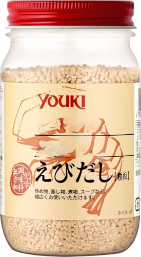 Youki Ebi Shrimp Umami Dashi Powder, Chemical & Additive-Free NO MSG (Japan Import) 化学調味料無添加のえびだし - 110 Gram