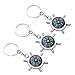 PRETYZOOM 3 Pcs Boussole Pendentif Porte-Clés Cadeaux Petits Charmes Porte-Clés Sac Porte-Clés Suspendu Porte-Clés Décoratif Porte-Clés Souvenirs pour La Randonnée Escalade Activités de Camping