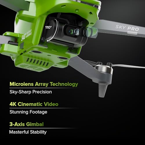 New IZI Sky Pro 4K Fly More Combo Camera Drone, 540° OA, 20MP, 5KM Live Video, 96 Mins Flight, 3-Axis Gimbal, 10+ Flying Modes, RTH, GPS, 3 x Smart Battery, Fast Tri-Charger, UAV 1-Year Warranty - Image 4