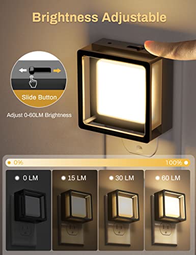 image for LED Night Light, DORESshop Night Lights Plug Into Wall [4 Pack] with D
