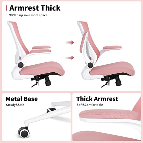 Image of Misolant Tall Office Chair, Drafting Chair for Standing Desk, High Office Chair with Adjustable Lumbar Support, Flip-up Arm and Footrest Ring, Tall Drafting Chair for Bar Height Desk