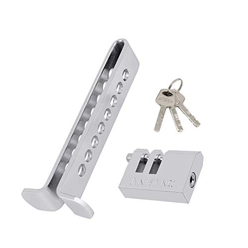 8 Hole Brake Clutch Pedal Lock Adjustable Accelerator Pedal Security Device Anti-Theft Stainless Steel Throttle Lock