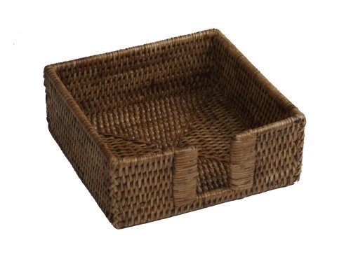 Caspari Rattan Beverage Napkin Holder (Hc01) #TOP20