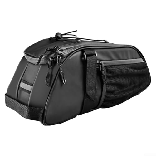 Bolsa impermeable para bicicleta Oxford 600D con organización multicapa y bandas reflectantes
