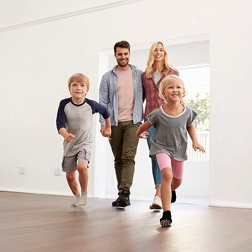 SkiBeaut Kid Trampolines Socks Ankle Grips Non Slip Child Socks for Boys Girls 2-5/6-9/10-13 Years3