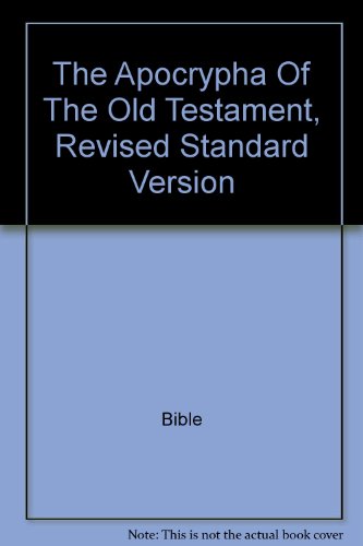 Apocrypha of the Old Testament, Revised Standar... B000EB42HC Book Cover