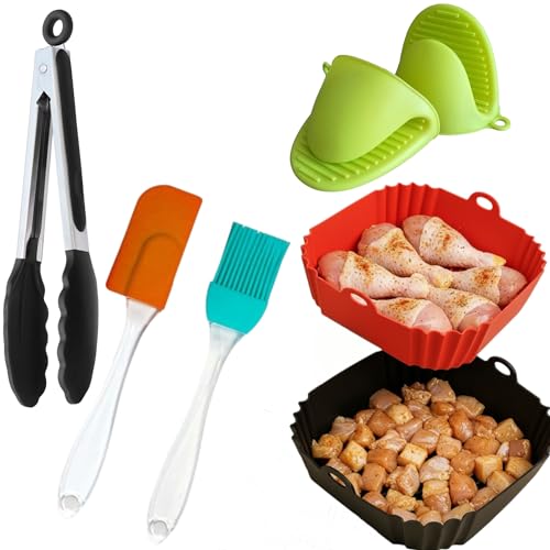 Image of Silicon air fryer tray (P2 Squares)