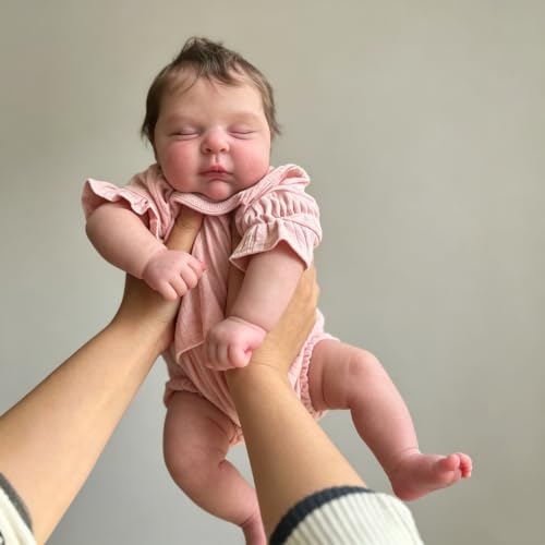Muñeca Reborn Bebé Niña 20 Pulgadas Realista Suave miniatura 1