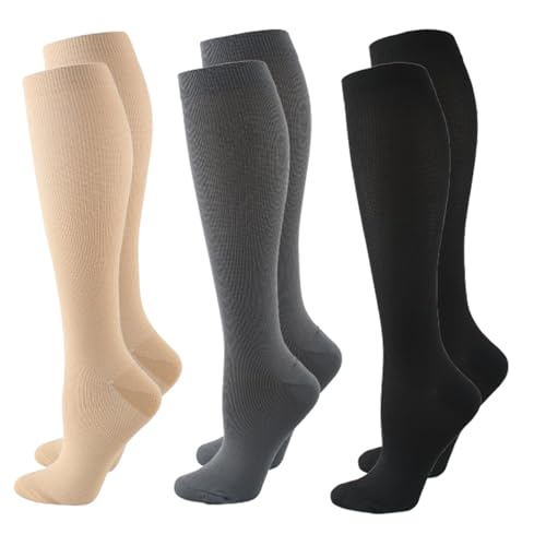Advanced Wide Compression Socks for Pain Relief, Compression Socks for Women, Wide Calf Compression Sock for Women and Men