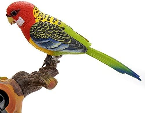 PowerTRC Chirping & Dancing Bird with Noise Sensor, Sound Activated Chirping Bird
