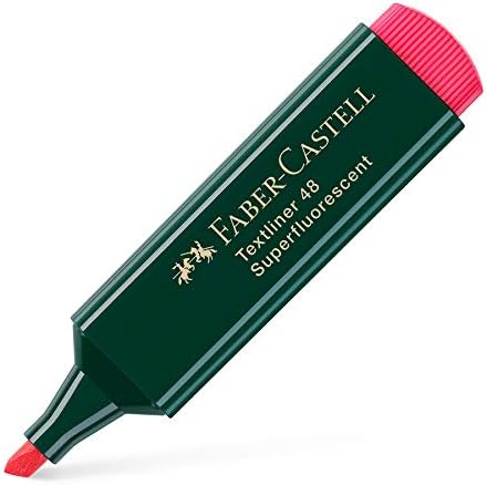 Faber-Castell 154862 - zakreślacz TEXTLINER 48 Promo, 1-5 mm, 8 szt., zawartość: 3 x żółty, 1 x zielony, pomarańczowy, różowy, niebieski, czerwony