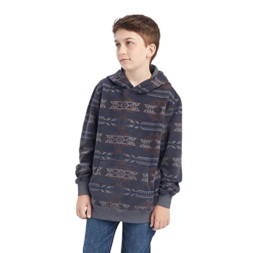 Ariat Boy's Printed Overdyed Washed Sweater