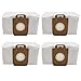 SDFIOSDOI Parti per aspirapolvere Borse per la Polvere 4 Pezzi Accessori Adatti per Nilfisk P10 P12 P20