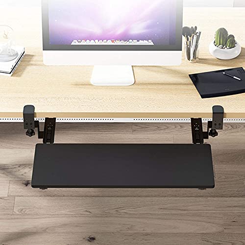 Support de clavier coulissant robuste de 75cm avec rails fluides ajustables - 3