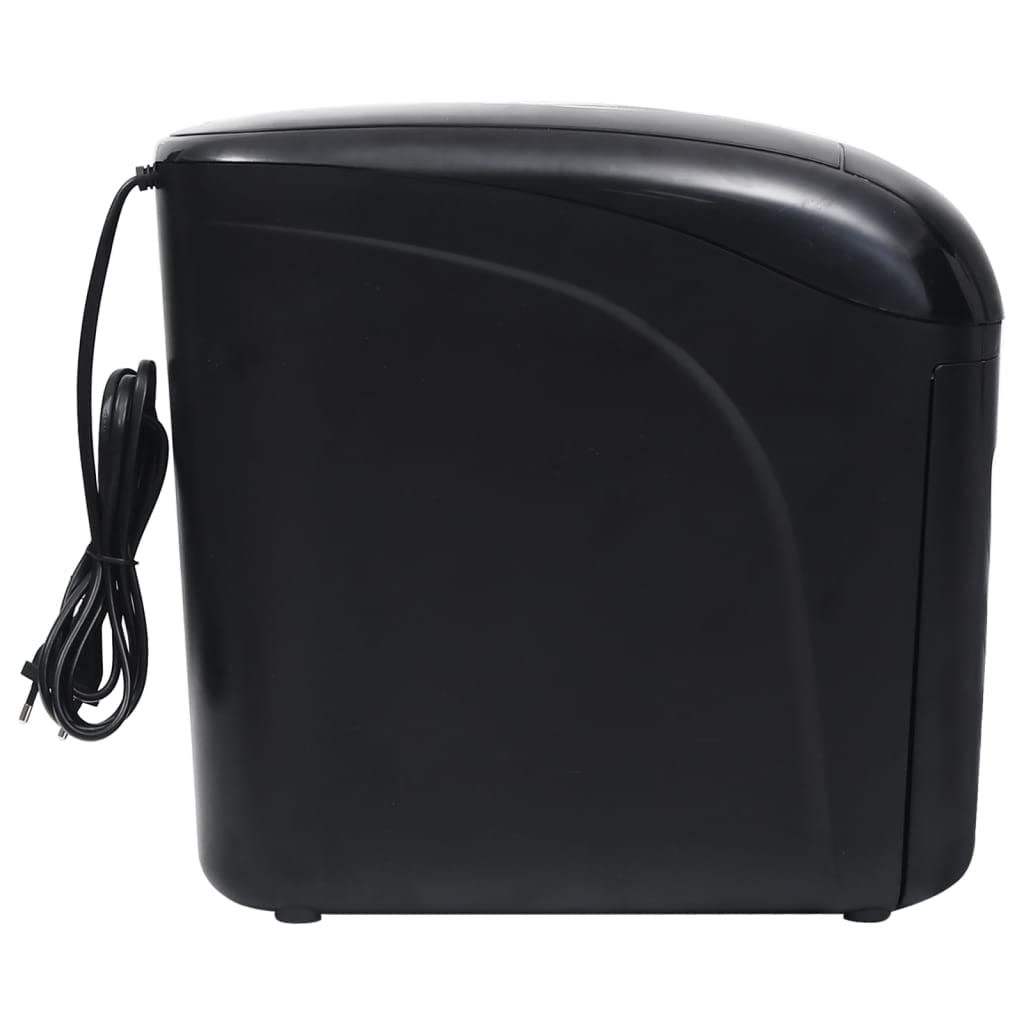 Aktenvernichter Mikroschnitt 10 Blatt mit 10 Liter Behälter Schwarz, Bürogerät für Dokumente, Kreditkarten geeignet, leise 68 dB, kompakt für Homeoffice und Arbeitsplatz
