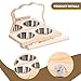 Bothyi Bird Perch Supplies Versatile Toy Bird Mirror with Perch Parrot Cage Accessories for Parakeets Cockatiels Lovebird