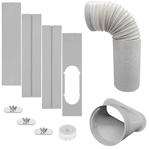 GOZFLVT Portable AC Window Vent Kit with 5inch Hose...