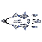 Kalair GFX Graphics Kit for Yamaha WR250R WR250X (2008-2021) CORE Series Blue-Shift 16 Mil - On/Off The Road - Dirt Pit Bike Motorcycle Sticker, Dirtbike Racing Decal Motocross no-Plastics