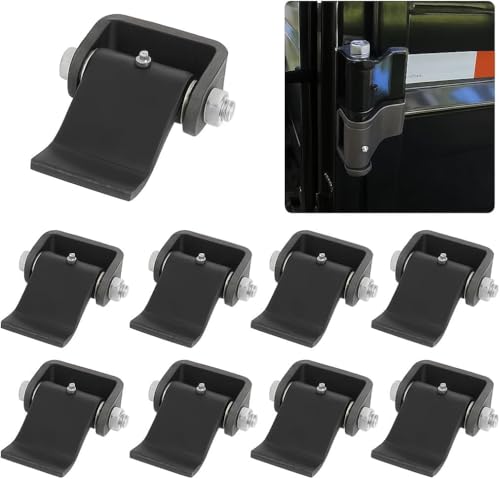 Weld On Trailer Hinges Heavy Duty 4 Pack Greasable Steel Dump Trailer Gate Hinges 5-3/8 Short Leaf Strap Hinges with Grease Fittings for Door Gate Horse Trailer Freight Truck