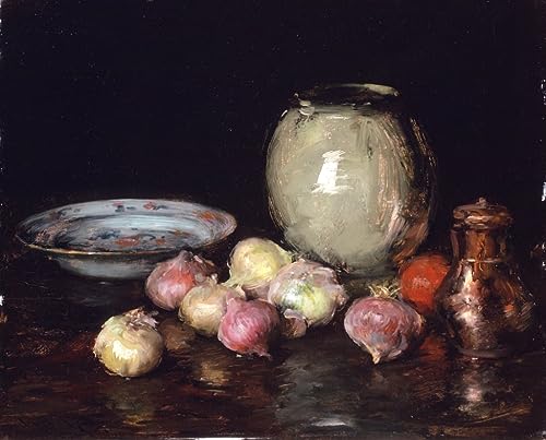 Peinture sur Toile Nordique d'oignons William Merritt pour embellir votre chambre à coucher