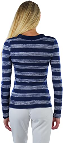 Image of ToBeInStyle Women's Classic Long Sleeve V-Neck Pullover Sweater