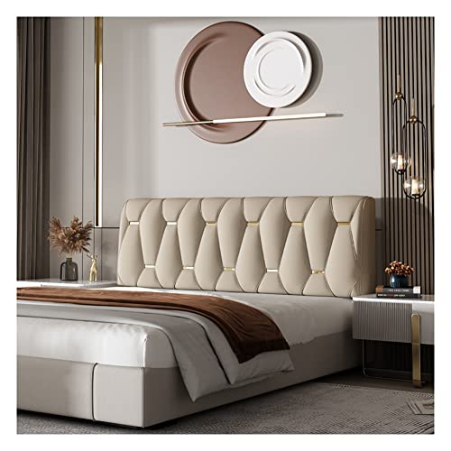 Kopfteil Gepolstert Nachttisch Rückenlehne Lesekissen mit Abnehmbar Abdeckung, Nackenrolle Lendenwirbelsäule Die Unterstützung Pad für Schlafzimmer, Hotel, 6 Farben ( Farbe : A , Größe : 120x60x10cm ) Cover