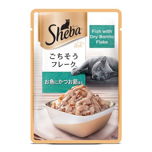 See full amazon price history chart for Sheba Rich Premium Adult (1+ Years) Wet Cat Food, Fish with Dry Bonito Flavour, 35 g Pouch, High-moisture wet food for healthy hydration Sheba Rich Premium Adult (1+ Years) Wet Cat Food, Fish with Dry Bonito Flavour, 35 g Pouch, High-moisture wet food for healthy hydration (B07FMCB5NF) Amazon Price History, Amazon Price Tracker