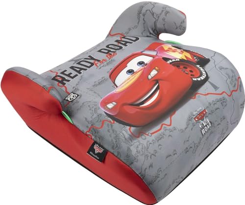 Tataway Disney Cars i-Size ECE R129 Fotelik dziecięcy z oparciem samochodowym. Winda samochodowa dla dzieci 6-12 lat, 125-150 cm, 22-36 kg
