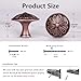 DWYL & LWYD 10 Pack Antique Copper Kitchen Cabinet Knobs -1.4” Dia Solid Zinc Alloy Single Hold Knob - Round Vintage Copper Knobs for Cabinets and Drawers,Cabinet Handles Vintage Drawer Pulls