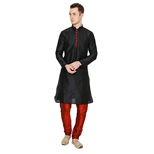 Image of Royal Kurta Men's Silk Blend Kurta Pyjama Set