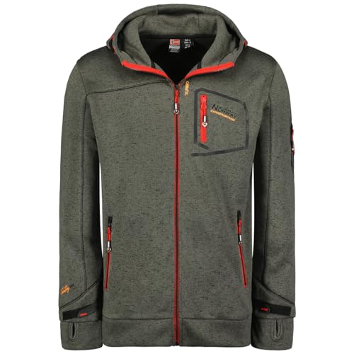 Geographical Norway Telescope Men Suéter, Gris Foncé, L para Hombre