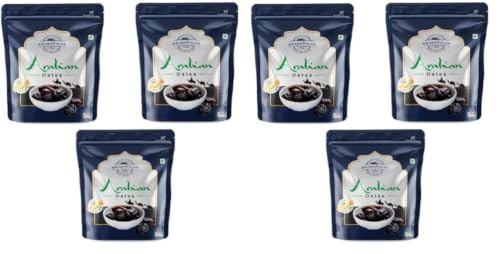 Image of KHARAWALA'S Arabian Dates - 500gm | Fresh Arabian Khajoor (Pack of 6-500gm Each)