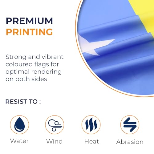 AZ FLAG, Solomon Flag, 3x5 Ft, 100D Polyester Solomon Islander Banner with Two Metal Grommets, Fade Resistant, Vivid Colors - Image 3