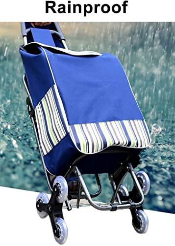 Einkaufstrolley Zusammenklappbarer Einkaufswagen Zusammenklappbarer Einkaufswagen, Großer Und Leichter Mehrzweckwagen… – Bild 6