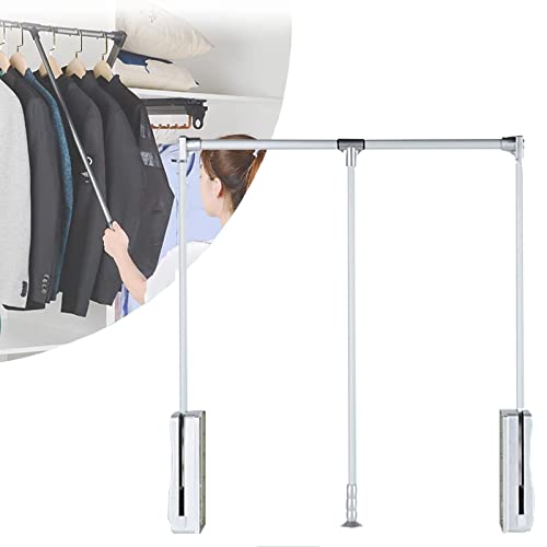 Support de rangement pour penderie robuste en aluminium avec rail fluide - 2