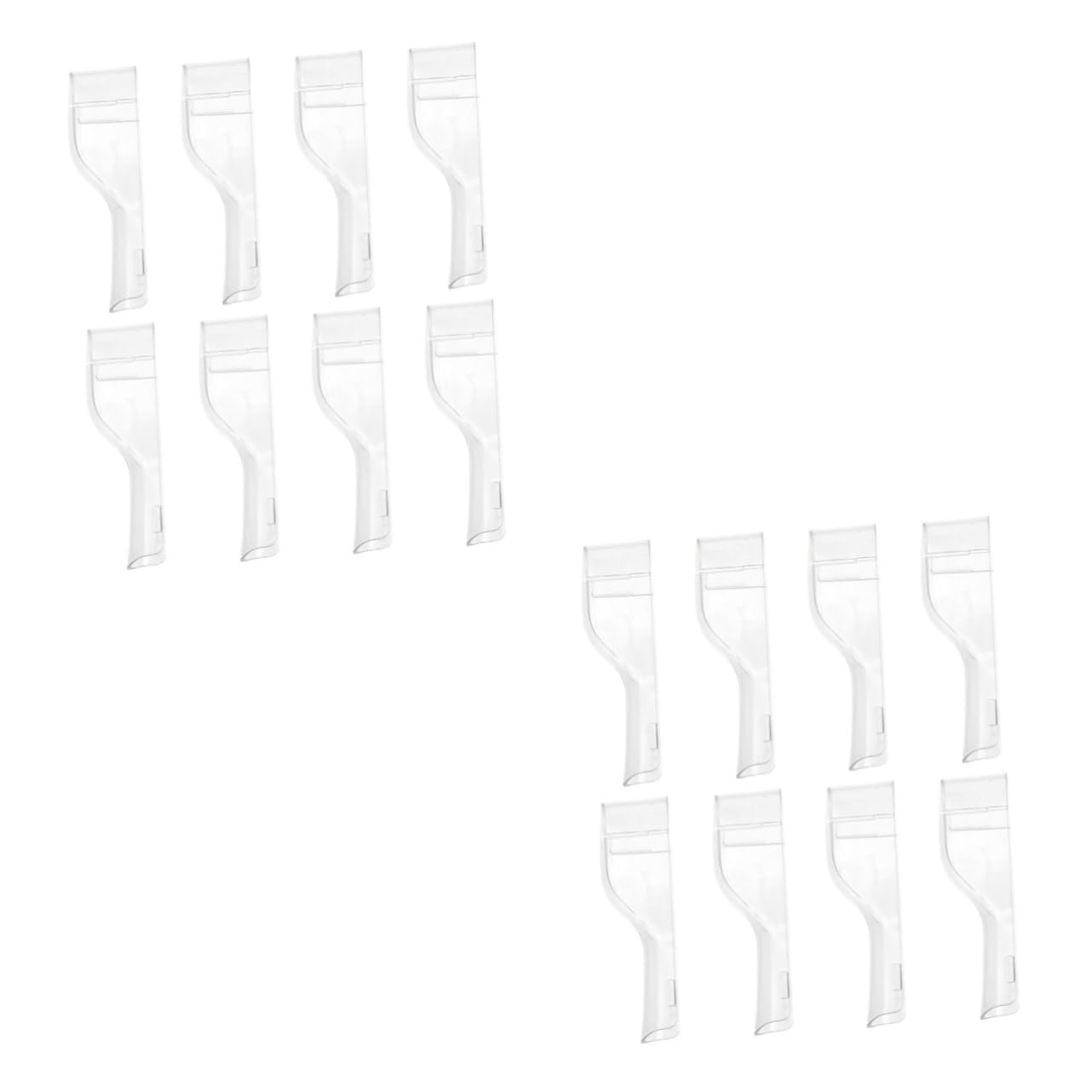WOFASHPURET 2sets 8pcs Electric Toothbrush Covers Plastic Caps Portable Toothbrush for Travel Durable and Easy to Clean Lightweight 8pcs*2