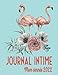 Mon Journal Intime : Carnet de Note Ligné Original et Élégant sur le Thème de la Nature et des Flamants Roses: Jolie Idée Cadeau pour Exprimer Votre ... Routine | 380 Pages Numérotées et Indexées