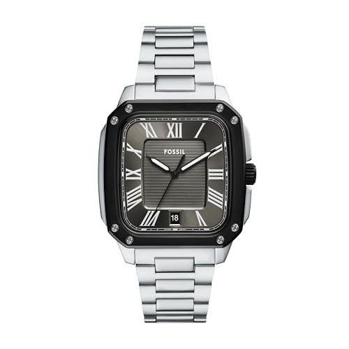 Image of Fossil Crosby Silver Quartz Stainless Steel Watch FS6122