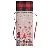 ⇦Excelente material: adoptando un excelente material de lino, las bolsas de vino de Navidad son de una calidad espléndida. Son a prueba de humedad, suciedad, desgaste, duraderos, reutilizables, lavables, naturales y no tienen mal olor.