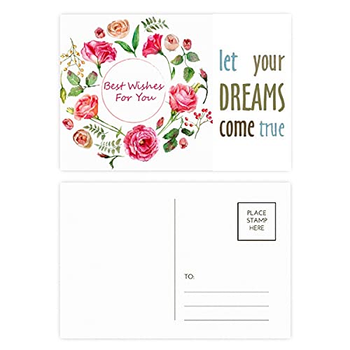 Cartes de remerciement roses rouges lot de 20 pour partager vos émotions sincères