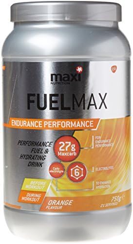 MaxiNutrition Fuel Max Formerly Maxifuel Sports Energy Drink - 750 g, Orange by MaxiNutrition