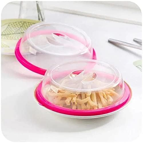 Upkaranwale Transparent Microwave Heating Silicone Fresh-Keeping Cover Refrigerator Fresh-Keeping Film Sealed Food Bowl Cover (Pack Of 1) 1