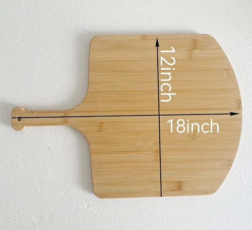 Tabla de pizza de bambú 12 pulgadas para cocina miniatura 5