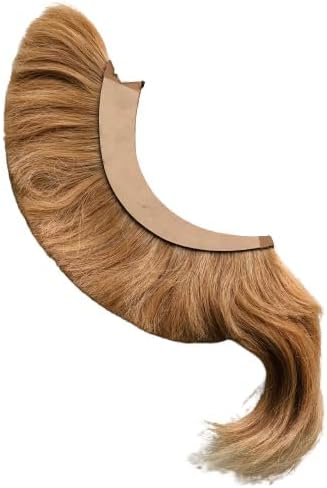 Natural Horse Hair Plume for Medieval Helmet Crest Plumes Helmet Accessory Replica for LARP (Golden Spartan) image 3
