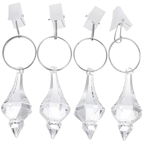 Pesas de cortina de cristal Beatifufu con diseño decorativo fino 2