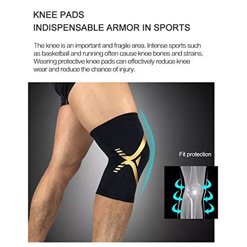 Rodilleras deportivas de compresión para atletismo mangas de protección elásticas 6