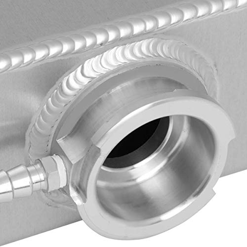 Universal 1.25 Qt Aluminum Radiator Coolant Expansion Overflow Tank Reservoir Replacement #TOP2